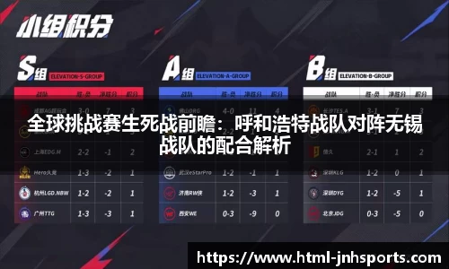 全球挑战赛生死战前瞻：呼和浩特战队对阵无锡战队的配合解析
